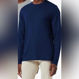 Men's Navy Blue Long Sleeve Shirt XL